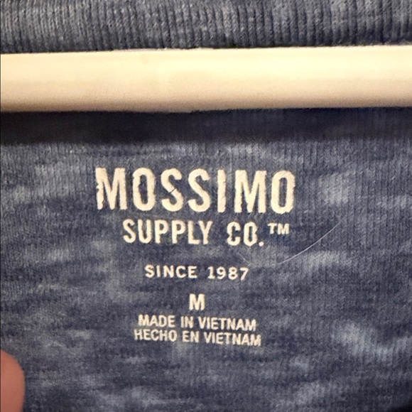 🌵Mossimo Supply Co. Women's Heathered Blue Long Sleeve Tee - Picture 2 of 5